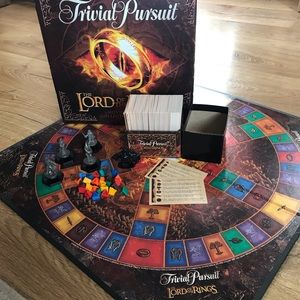 Lord of the Rings Trivial Pursuit Board Game